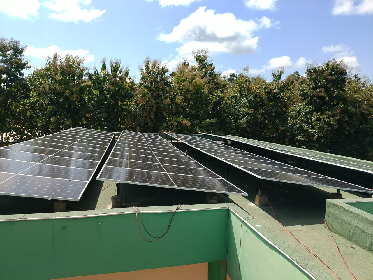 Installation solaire en zone côtière