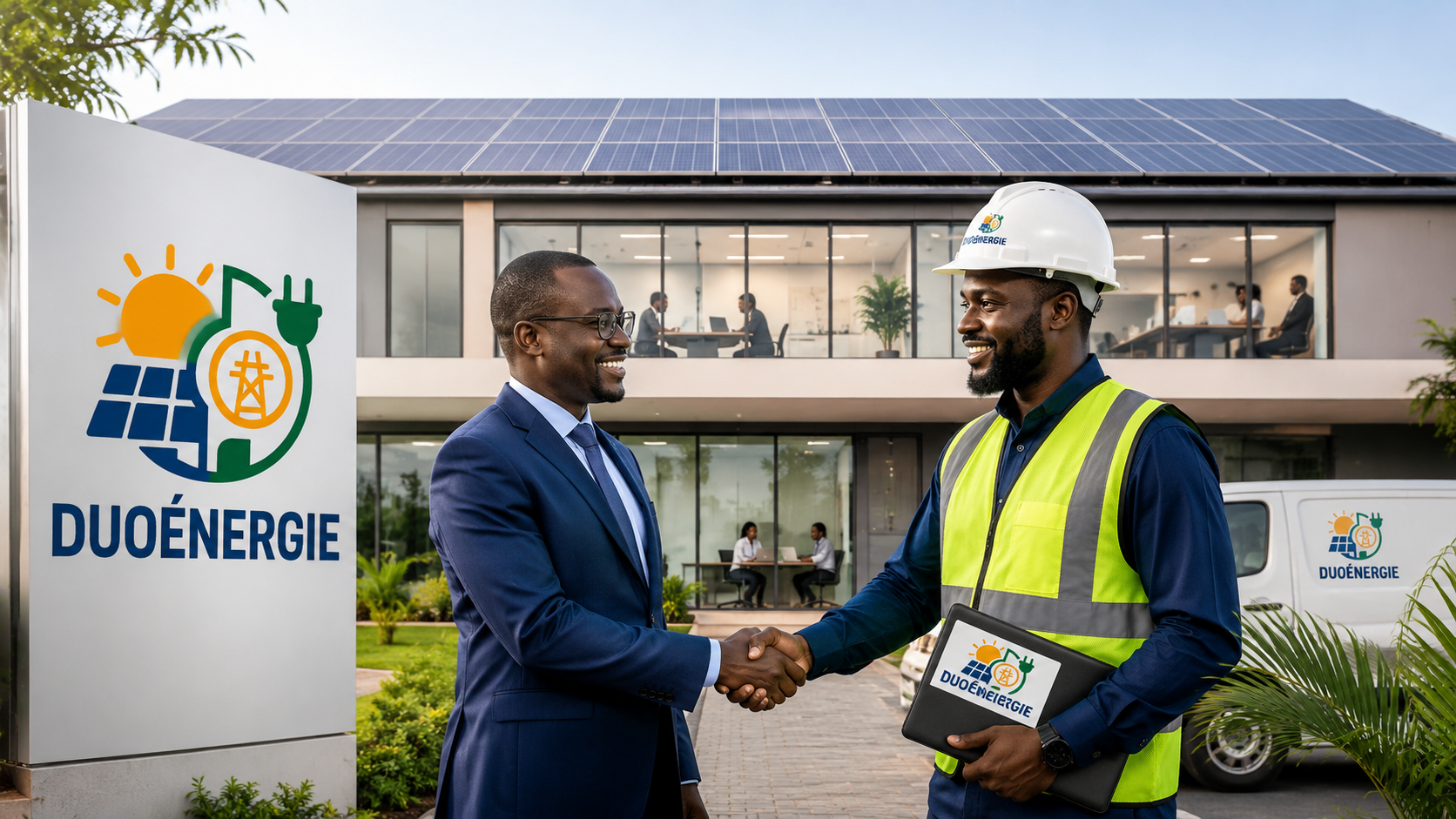 Solution solaire pour entreprise DuoÉnergie