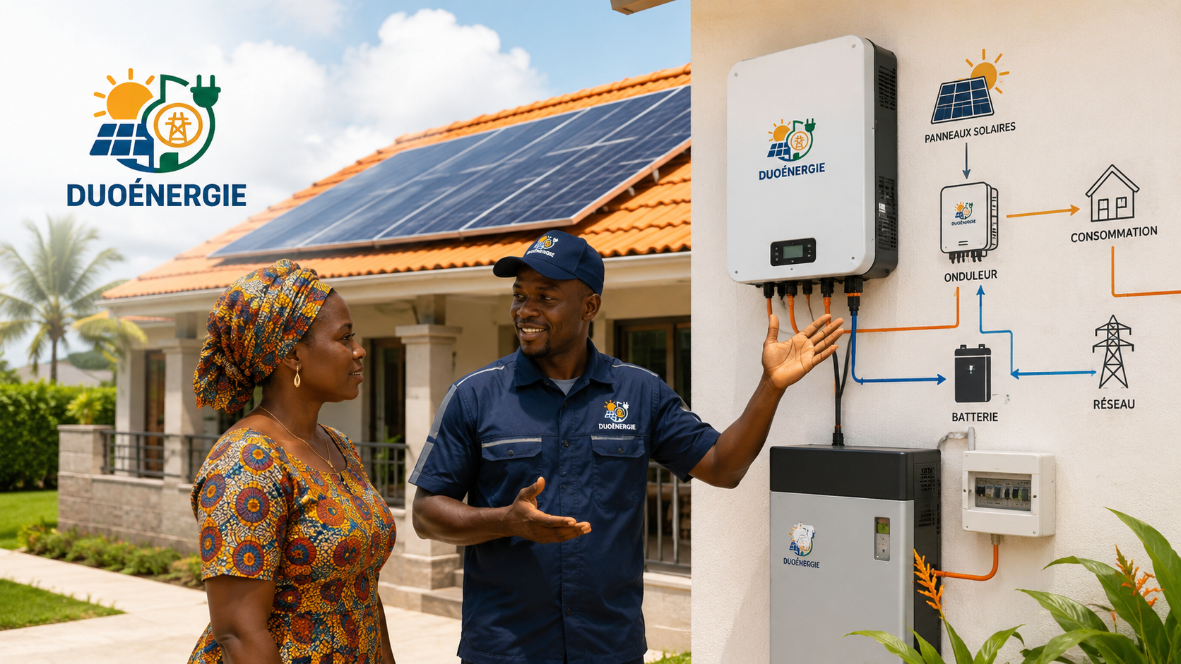 Solution solaire pour maison DuoÉnergie