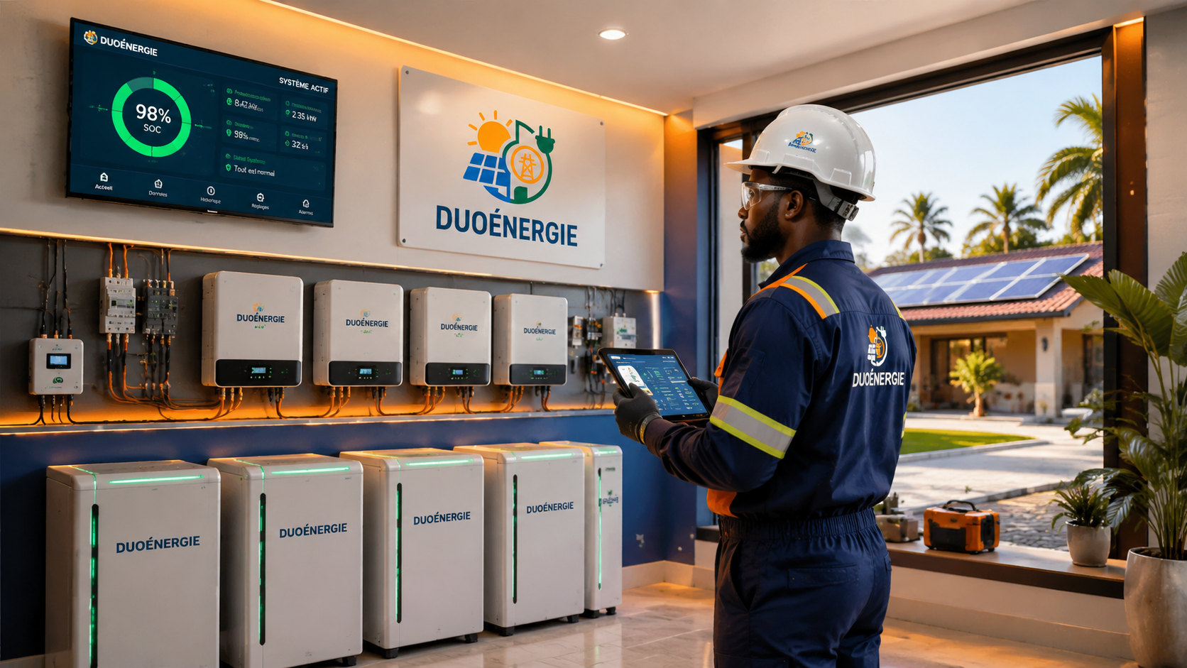 Solution solaire pour site isolé DuoÉnergie